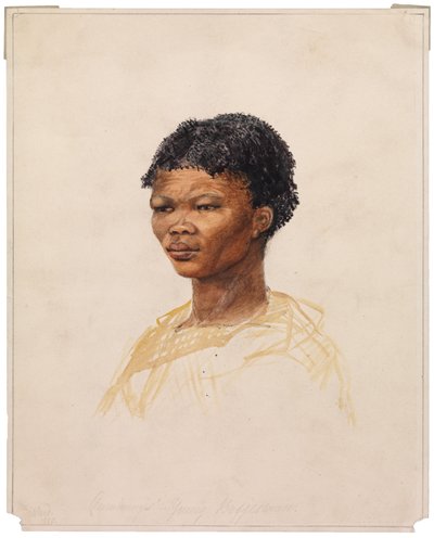 Joven Bosjesman de Cumming, 1850 de G. S. Ward